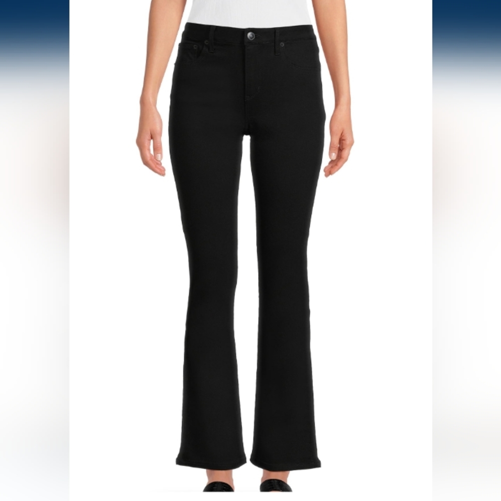 No Boundaries Women's Junior Mid rise Boot Cut Black Jeans  Various Sizes   NWT